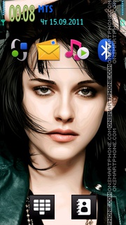 Kristen Stewart 06 theme screenshot