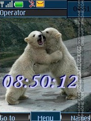 White bear2 swf theme screenshot