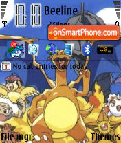 Скриншот темы Pokemon