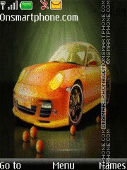 Orange Auto tema screenshot