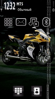 Yamaha R1 2013 theme screenshot