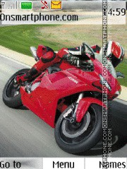 Capture d'écran Ducatti thème