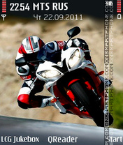 Biker theme screenshot