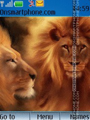 Capture d'écran Lions thème