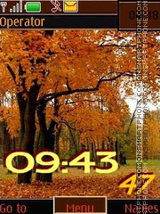 Capture d'écran Pictures of Autumn6 swf 12 pict thème