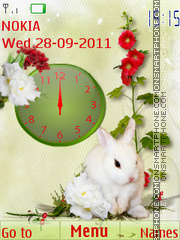 Capture d'écran Sweet rabbit thème
