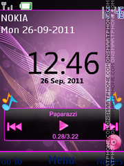 Dedicated Music tema screenshot