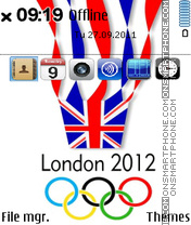 London 2012 Summer Olympics theme screenshot