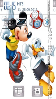 Скриншот темы Mickey 09