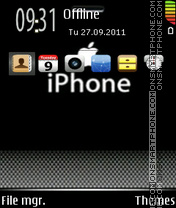 Iphone Tech tema screenshot