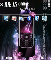Nokia 8800 Arte tema screenshot
