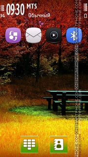 Colorful Forest tema screenshot
