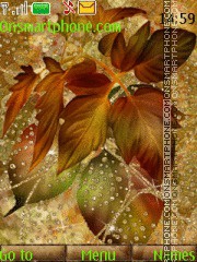 Autumn Fairy tema screenshot
