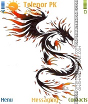Capture d'écran Dragon tribal thème