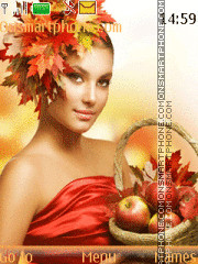 Autumn Lady Theme-Screenshot