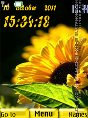 Sunflower SWF 01 tema screenshot