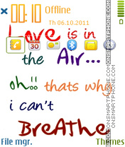 Love Is In Air 01 theme screenshot