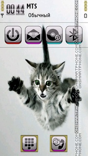 Aggressive Cat theme screenshot