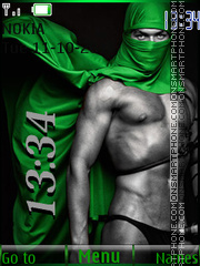 Capture d'écran Green scarf thème