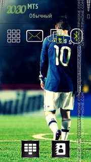 Messi 08 tema screenshot