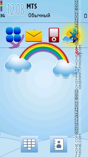 Rainbow Theme es el tema de pantalla