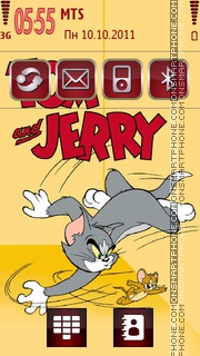 Скриншот темы Tom And Jerry 06