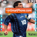 Capture d'écran Diego Maradona thème