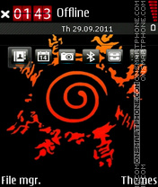 Seal Of Naruto tema screenshot