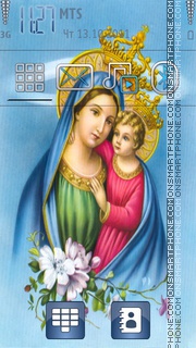 Jesus And Mary theme screenshot