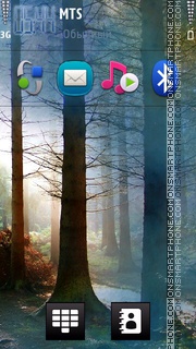 Capture d'écran Symbian Belle thème