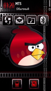 Скриншот темы Angry Birds 12