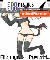 Скриншот темы Catgirl Kira