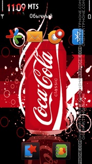 Capture d'écran Classic Coca Cola thème