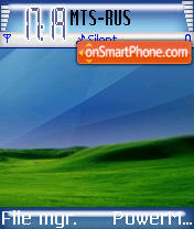 Windows Bliss tema screenshot