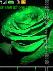 Capture d'écran Green Rose thème