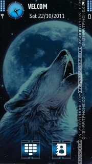 Скриншот темы Wolf