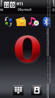 Opera Dark tema screenshot