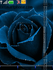 Скриншот темы Nice Blue Rose