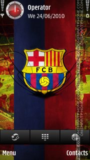 Скриншот темы Barca