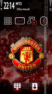 Manchester United 22 tema screenshot