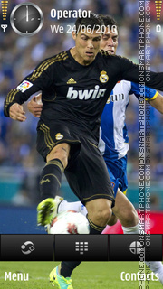 Ronaldo RM tema screenshot