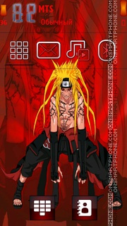 Скриншот темы Naruto Power