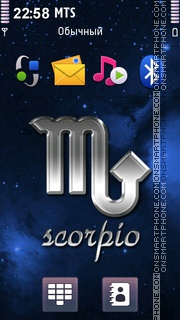 Capture d'écran Scorpio 11 thème