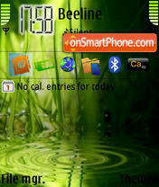 Capture d'écran Green Nature thème
