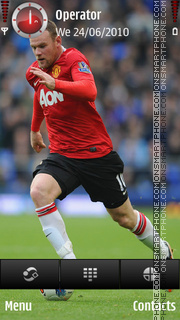 Wayne Rooney theme screenshot