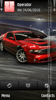 Capture d'écran Mustang thème