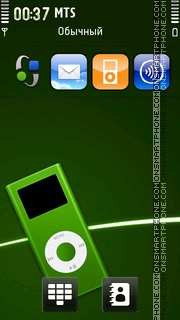 Apple iPod nano theme screenshot