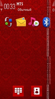 In Style Red tema screenshot