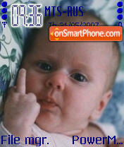 Baby Finger theme screenshot