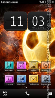 Fireball tema screenshot